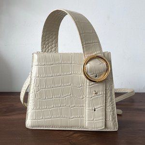 PARISA WANG Enchanted Croc-Embossed Satchel Handbag